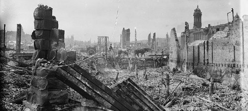 Crédit photo: United States Library of Congress / Arnold Genthe 1906 Tremblement de terre de San Francisco