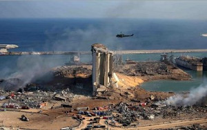 explosions port Beyrouth